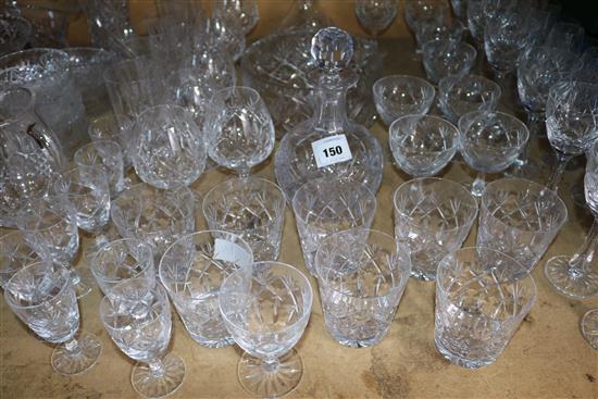 Suite of Waterford glassware